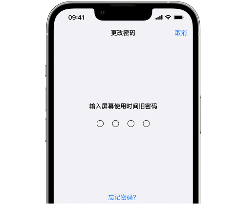 瑞溪镇iPhone屏幕维修分享iPhone屏幕使用时间密码忘记了怎么办 