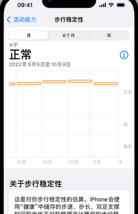 瑞溪镇iPhone手机维修如何在iPhone开启'步行稳定性通知'