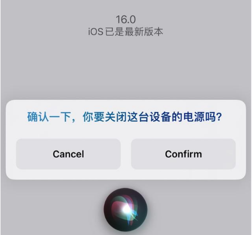 瑞溪镇苹果手机维修分享iOS 16 Beta5为什么要取消Siri语音关机功能 