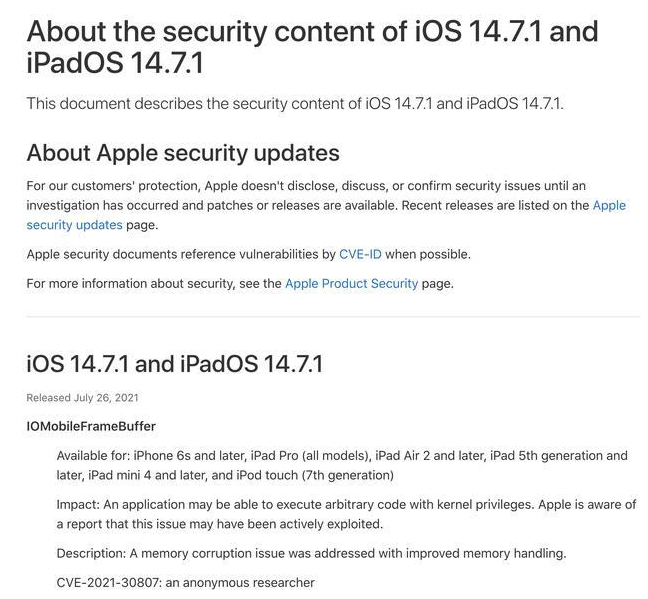 瑞溪镇苹果手机维修分享iOS 14.7.1 正式版更新内容及升级方法 